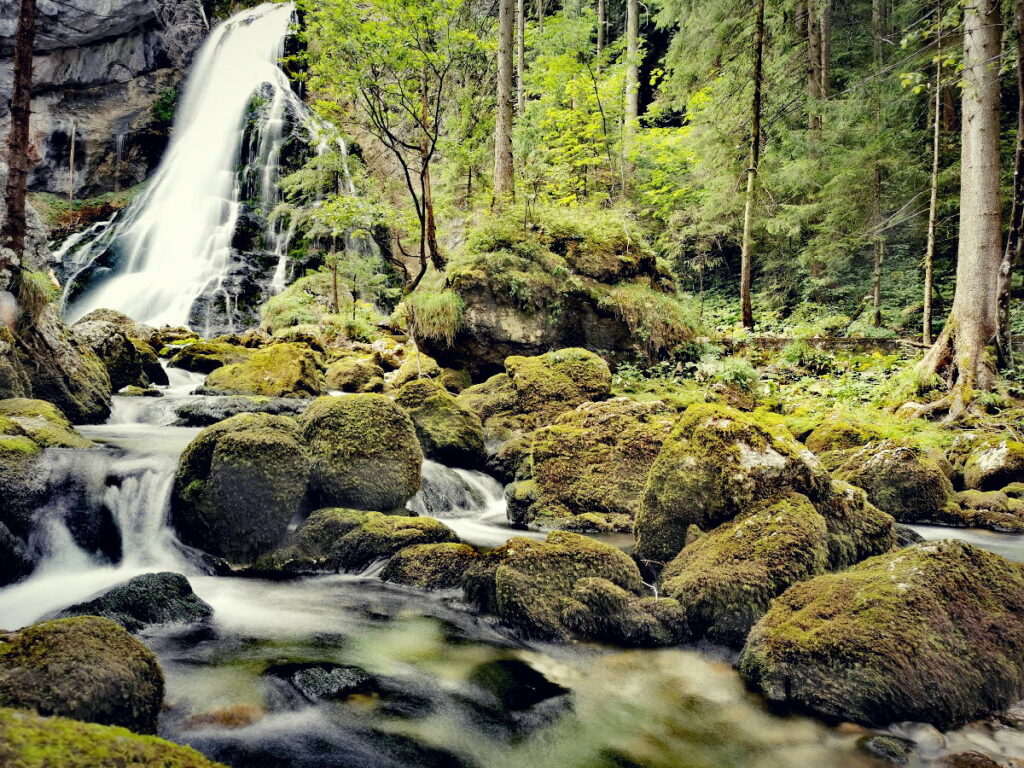 Gollinger Wasserfall nahe der Stadt Salzburg