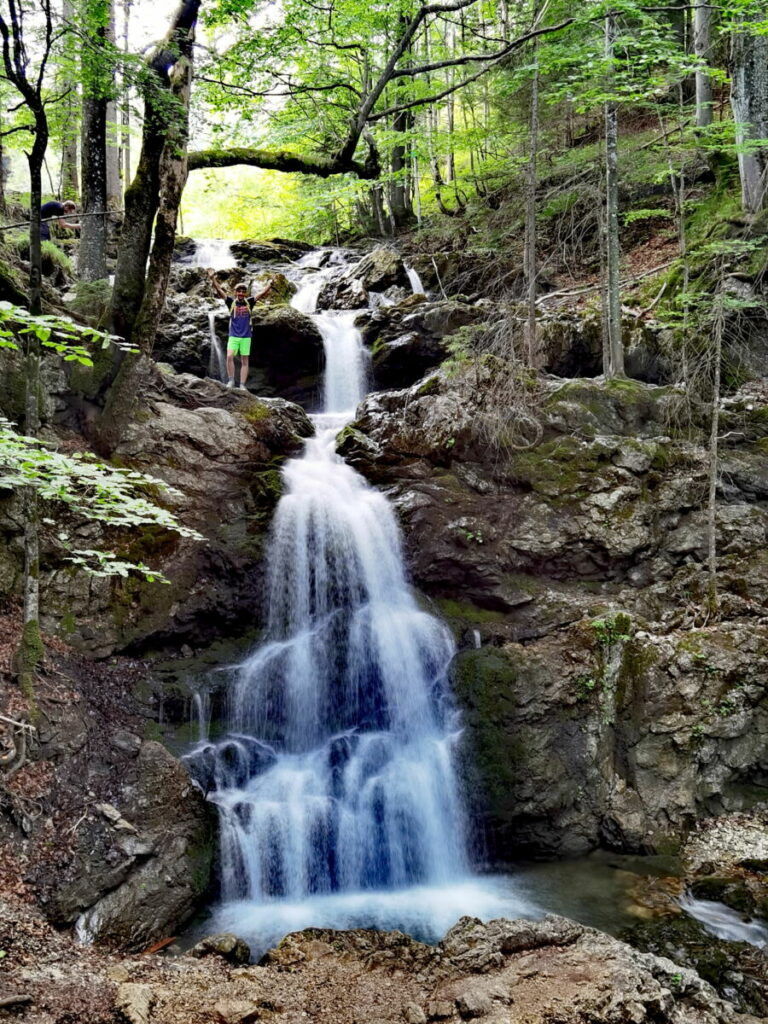 Josefsthaler Wasserfälle zwischen Spitzinsee und Schliersee