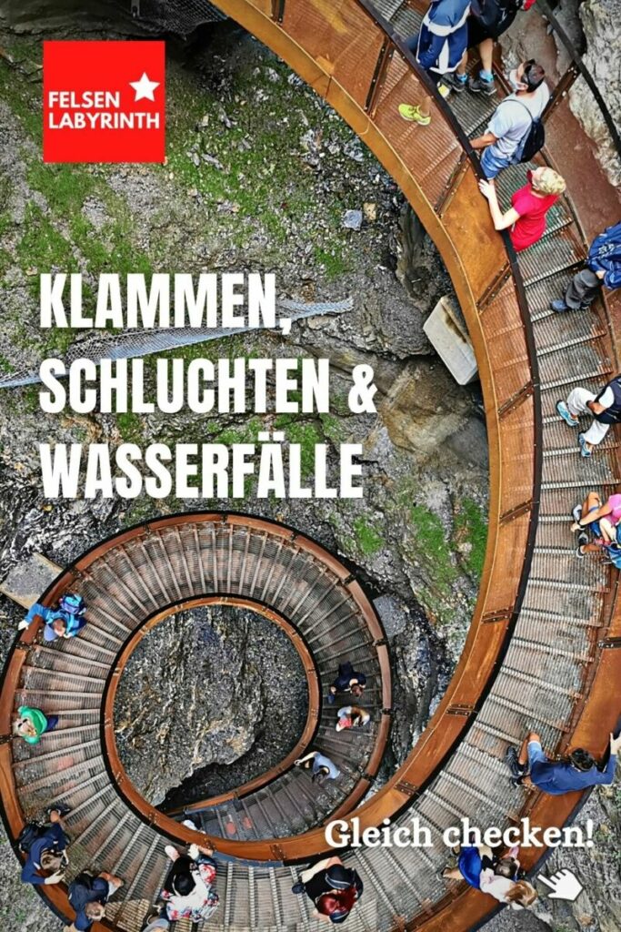 Klammen, Schluchten und Wasserfälle