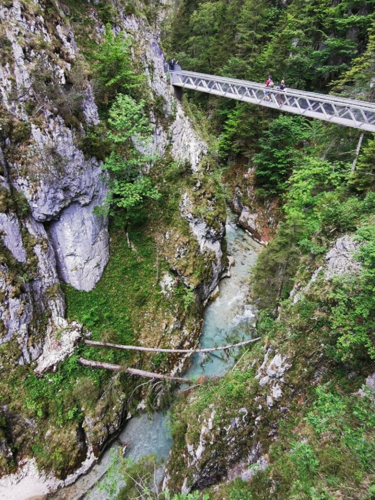 Klammen, Schluchten und Wasserfälle ohne Eintritt - die Leutaschklamm