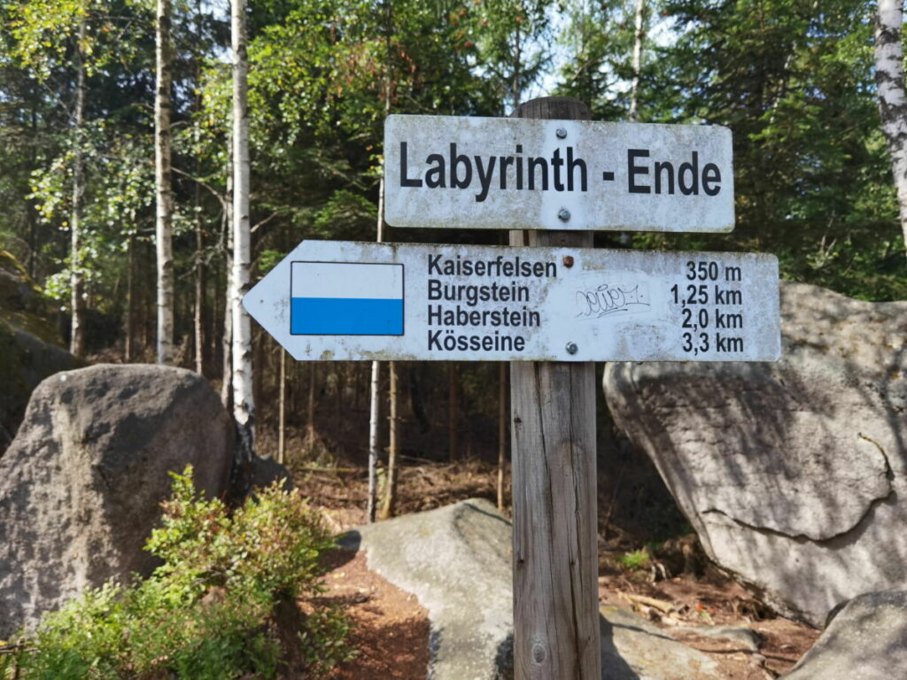 Nach dem Felsenlabyrinth Luisenburg kannst du weiter - auf die Kösseine, samt Aussichtspunkten