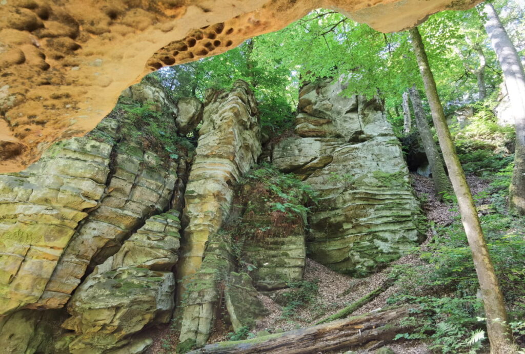 Tritt ein in das Felsenlabyrinth der Teufelsschlucht - ein Labyrinth aus Sandsteinfelsen