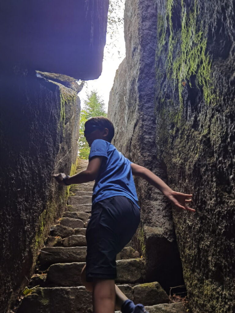 Geheimes Abenteuer im Felsenlabyrinth Kalich - Chléviště