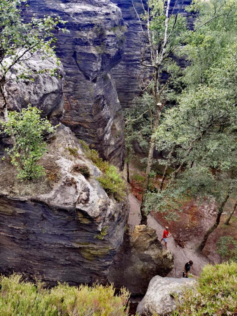 Durch das Felsenlabyrinth Böhmische Schweiz wandern