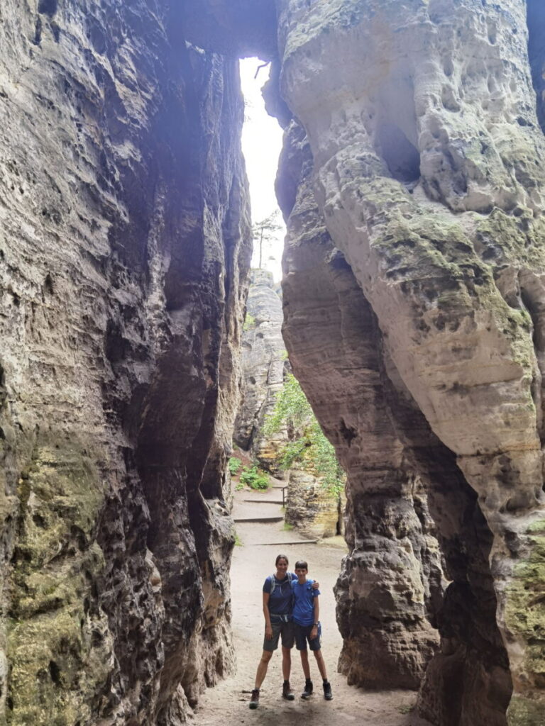 Felsenlabyrinth Tyssaer Wände - gigantisch groß!