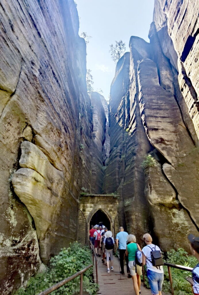 Felsenlabyrinth Tschechien - die Adersbacher Felsenstadt